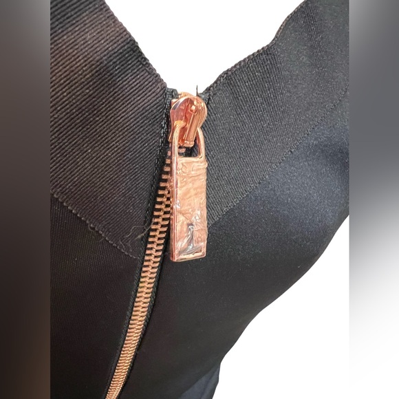 Ted Baker NWOT Size 1 “Jamie” Black Fit & Flare Sleeveless Mini Dress (0471) - Picture 8 of 14